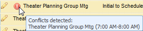 Event Conflicts